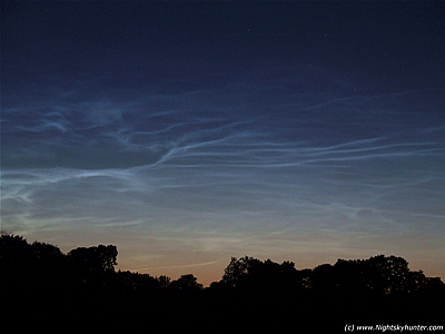 Nightskyhunter 2007 Noctilucent Cloud Gallery